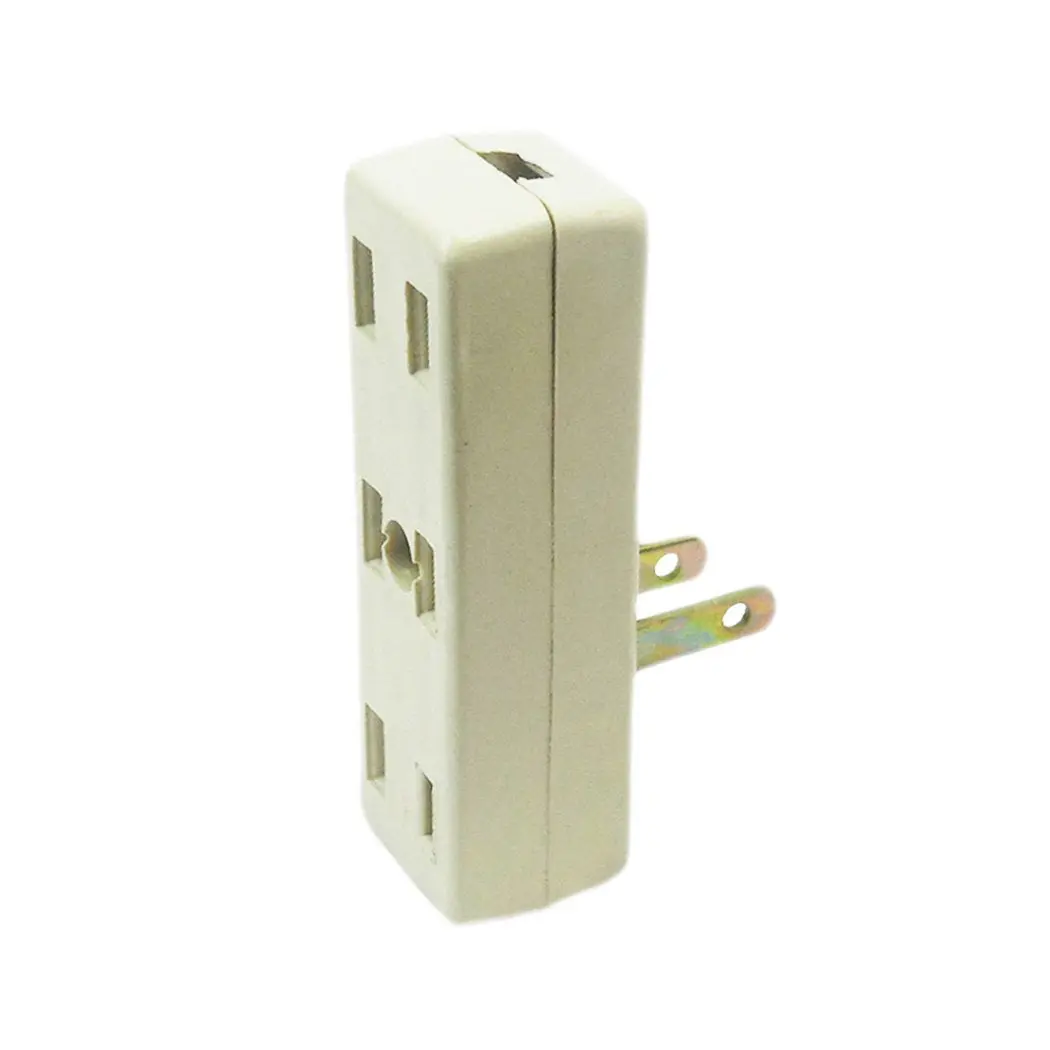 Contacto Electrón Triple Irrompible Con Patas - La Nueva Eléctrica 1