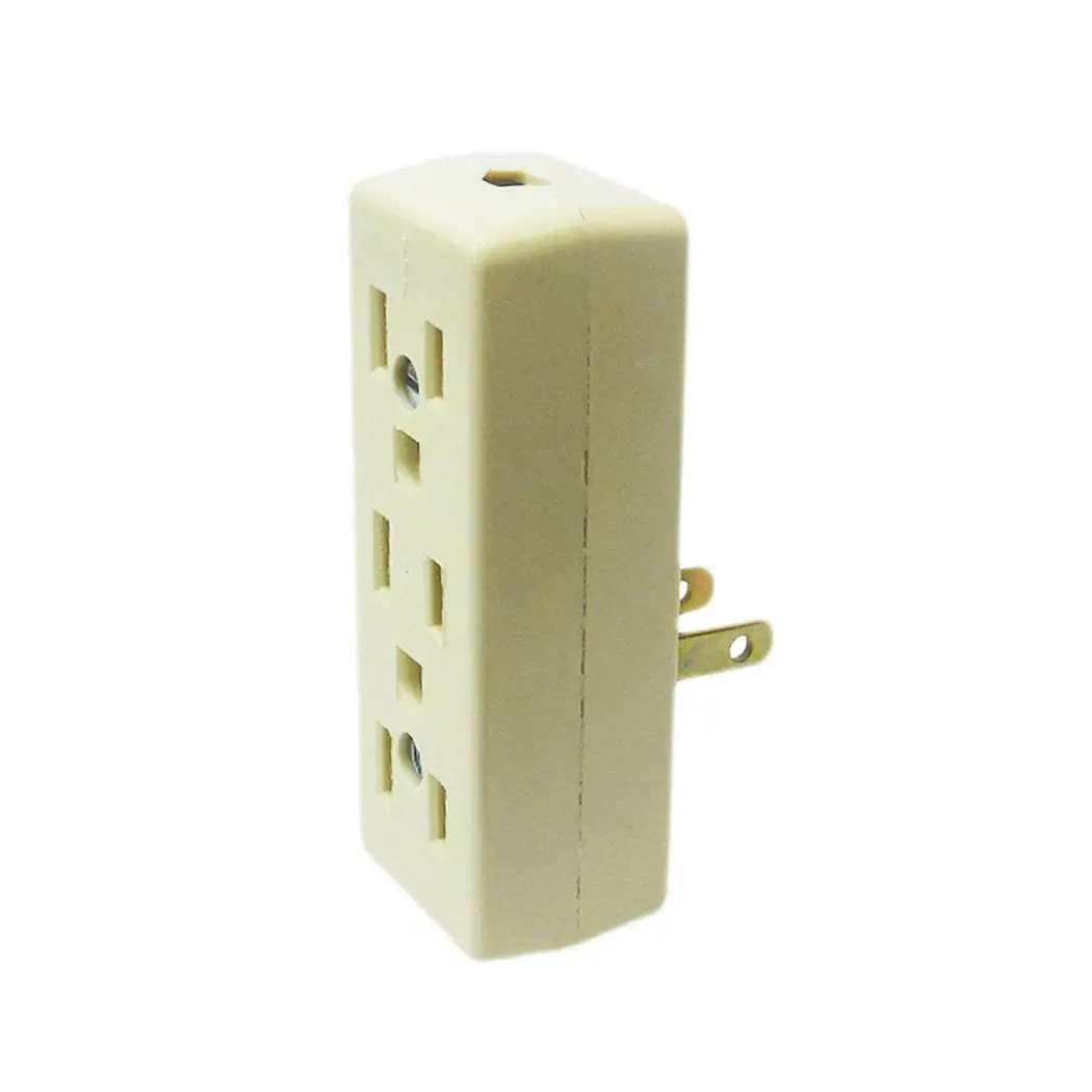 Contacto Electrón Triple Baquelita Con Patas - La Nueva Eléctrica 1