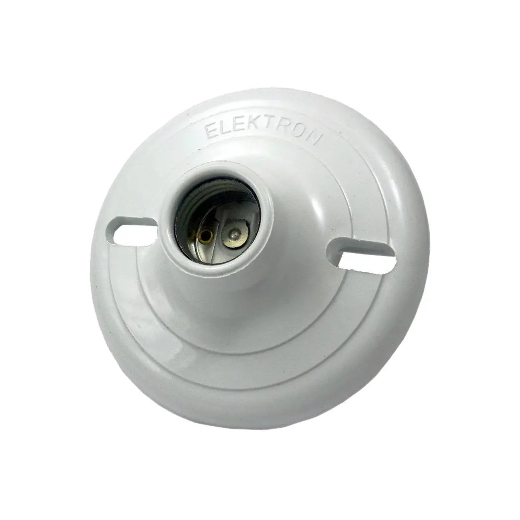 Soquet Electrón 3/4 Blanco Plástico - La Nueva Eléctrica 1