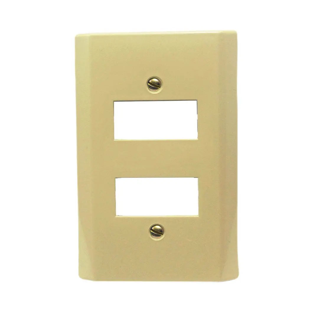 Placa Electrón 2 Vías Marfil - La Nueva Eléctrica 1