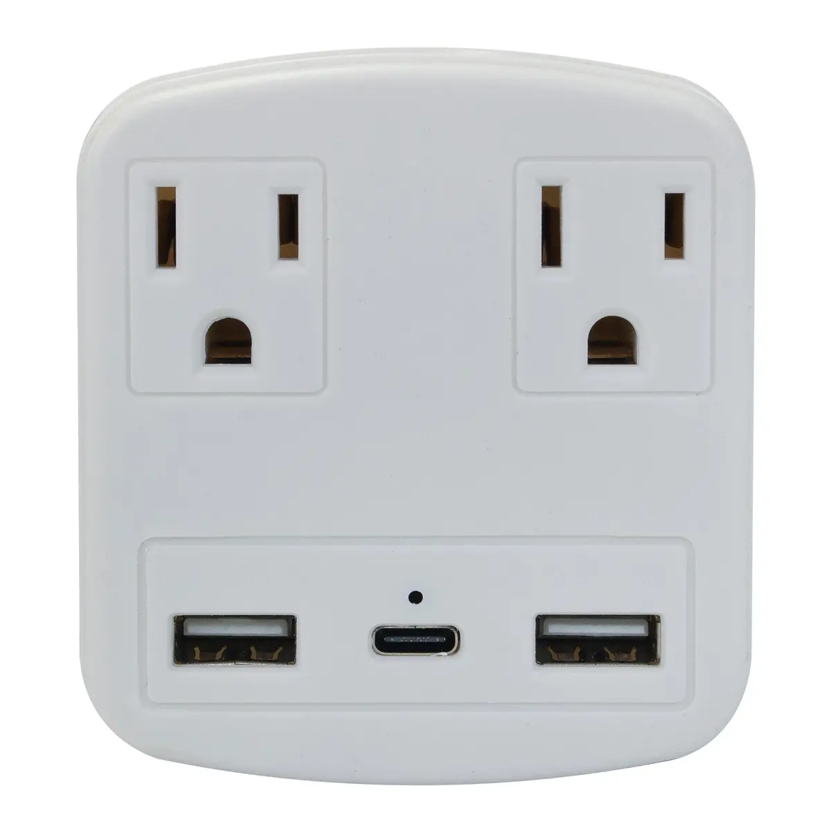 Multicontacto Pinmarkt De Pared 2 Contactos 2 Usb 1 C - La Nueva Eléctrica 1