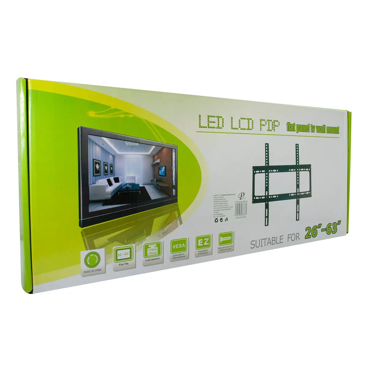 Soporte Pinmarkt Para Tv De 26" A 63" Fijo - La Nueva Eléctrica 1