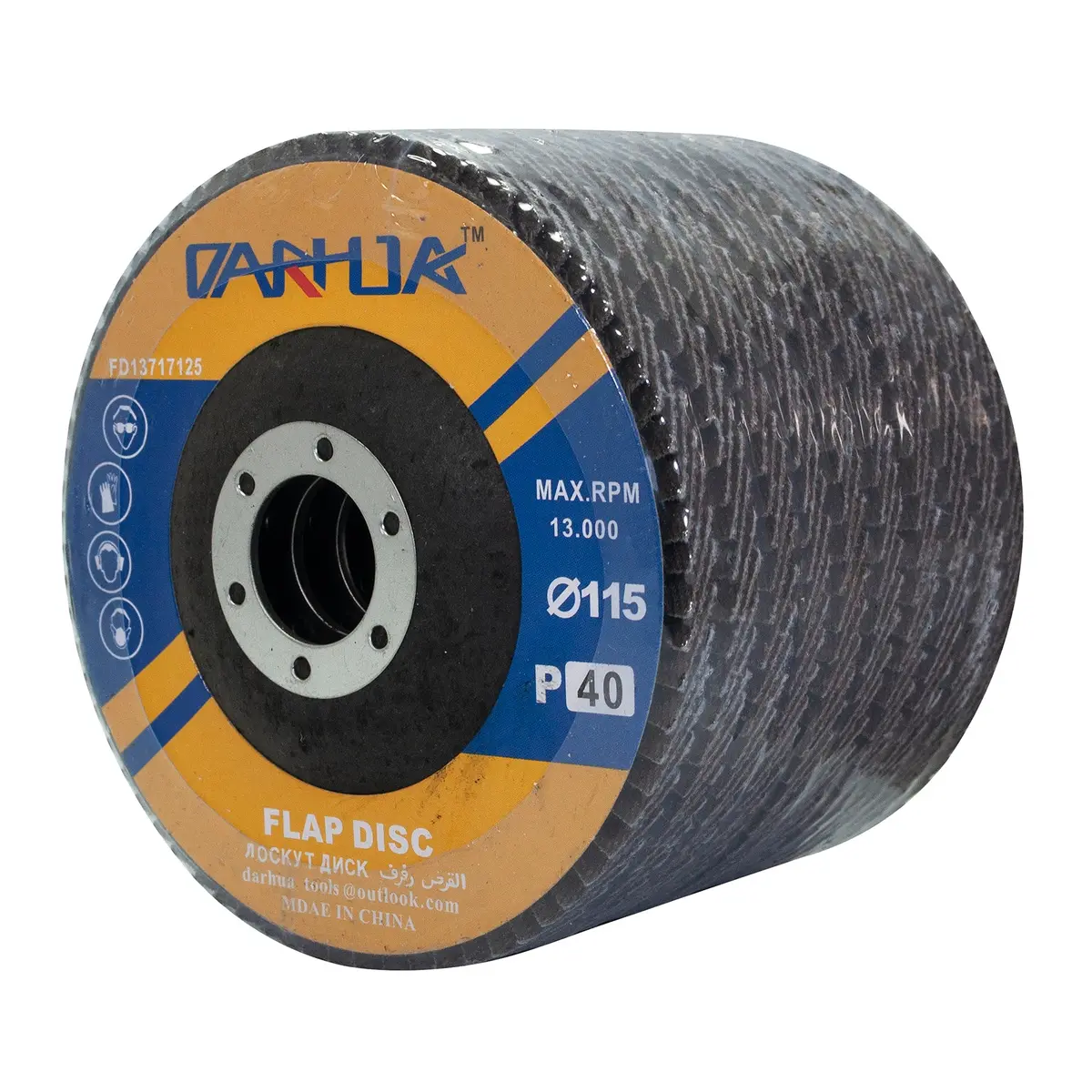 Disco Pinmark 4.5 Con Lija P40 C/10 Piezas - La Nueva Eléctrica 1