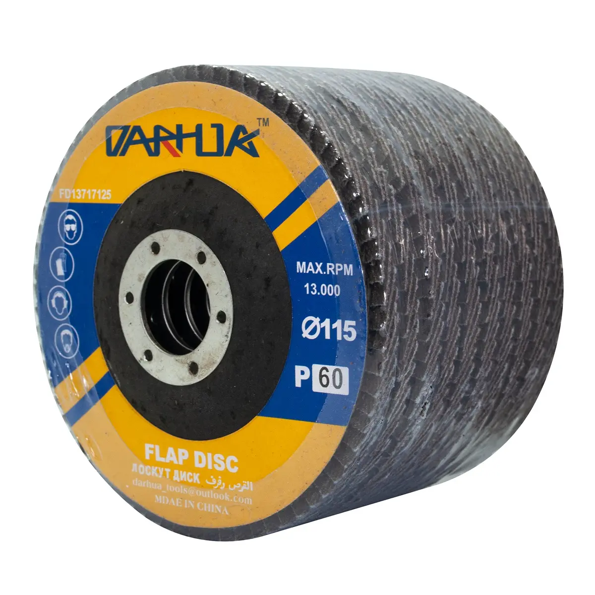 Disco Pinmark 4.5 Con Lija P60 C/10 Piezas - La Nueva Eléctrica 1