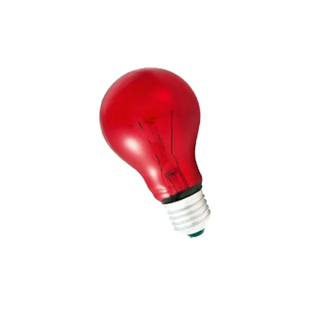 Foco Montana Fiesta A19 Rojo E26 40W - La Nueva Eléctrica 1