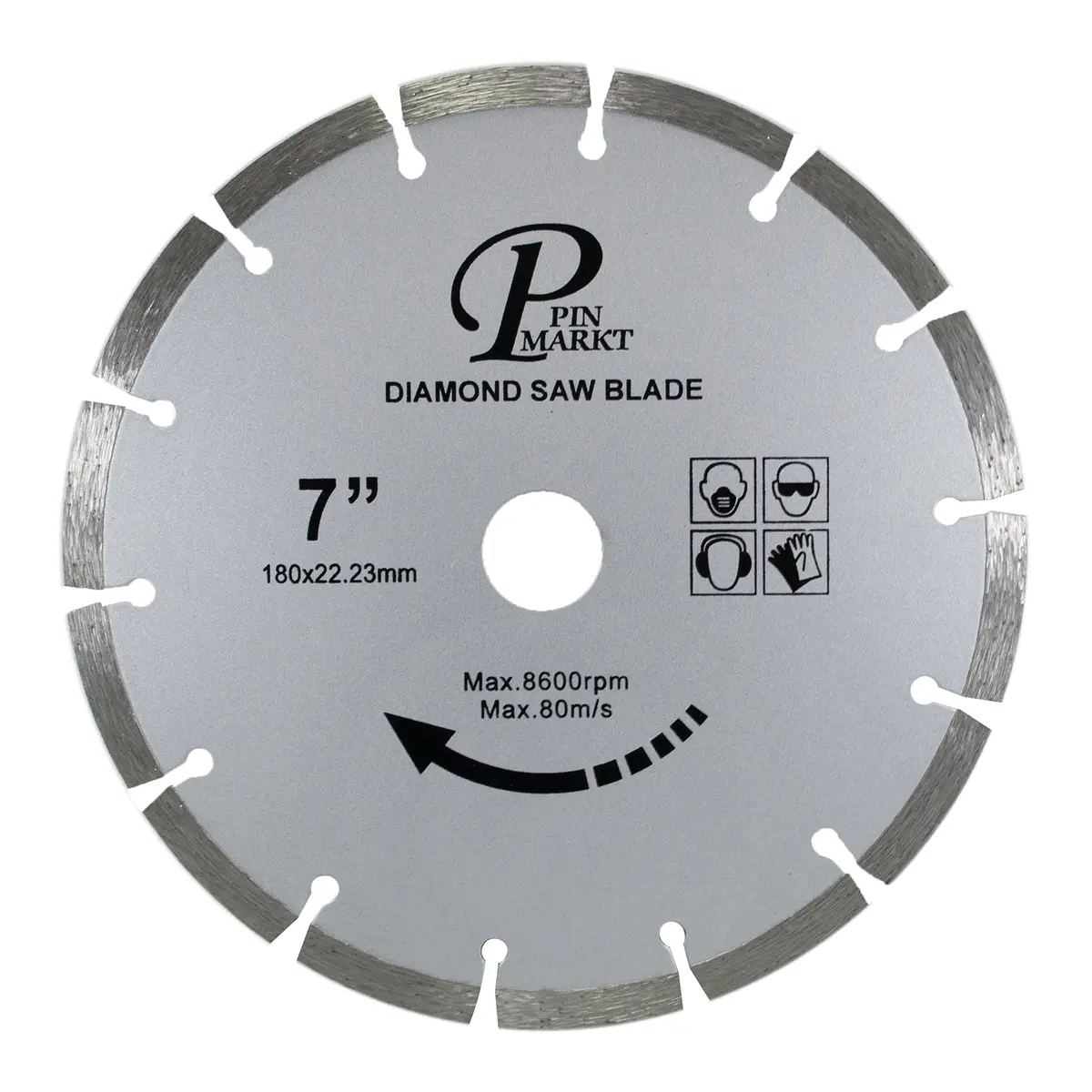 Disco De Diamante Pinmarkt Concreto 7" - La Nueva Eléctrica 1