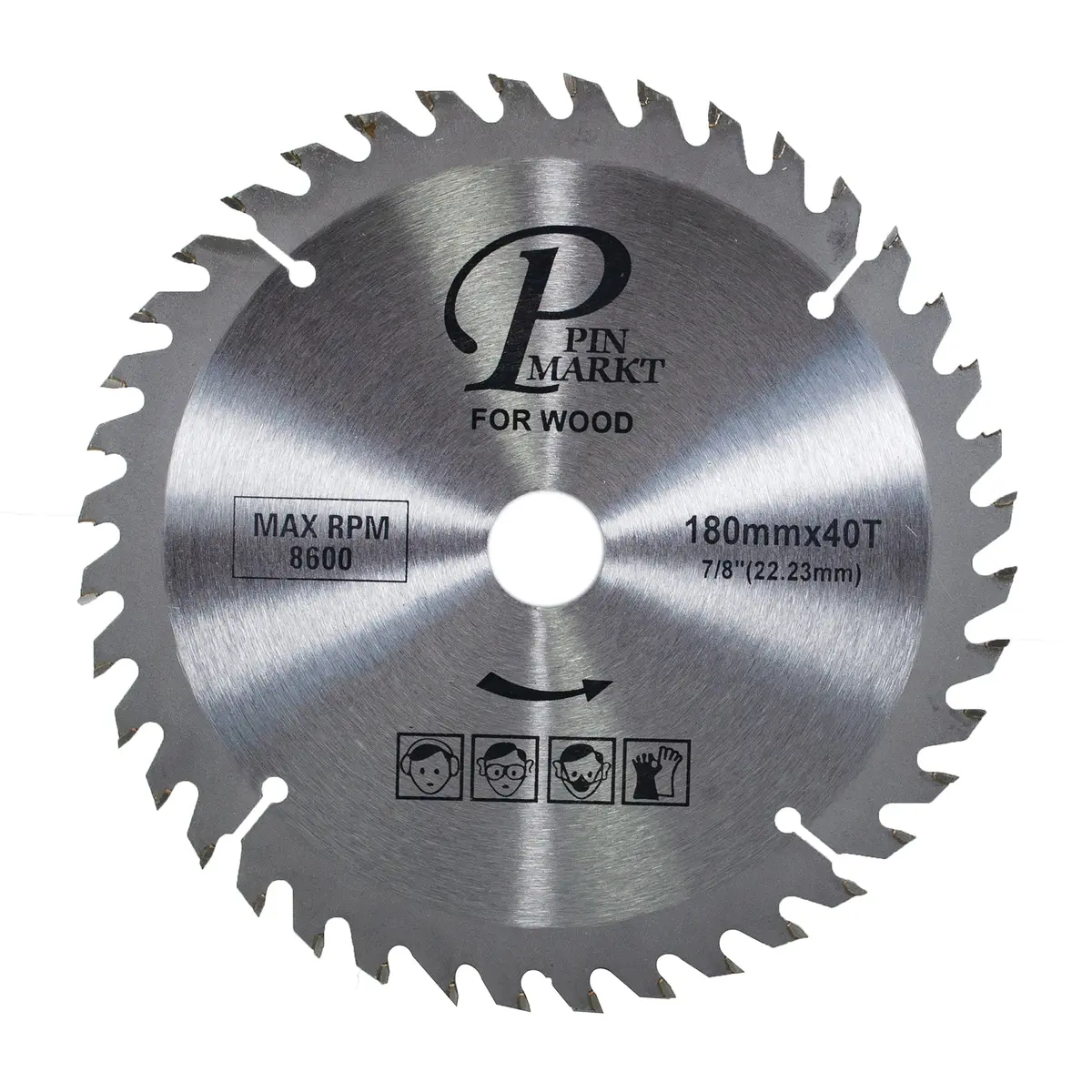 Disco Sierra Circular Pinmarkt 7" 40 Dientes T31 - La Nueva Eléctrica 1