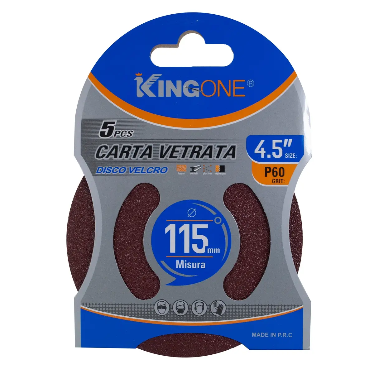 Disco De Lija Pinmarkt 4.5" 5 Pzas P60 - La Nueva Eléctrica 1