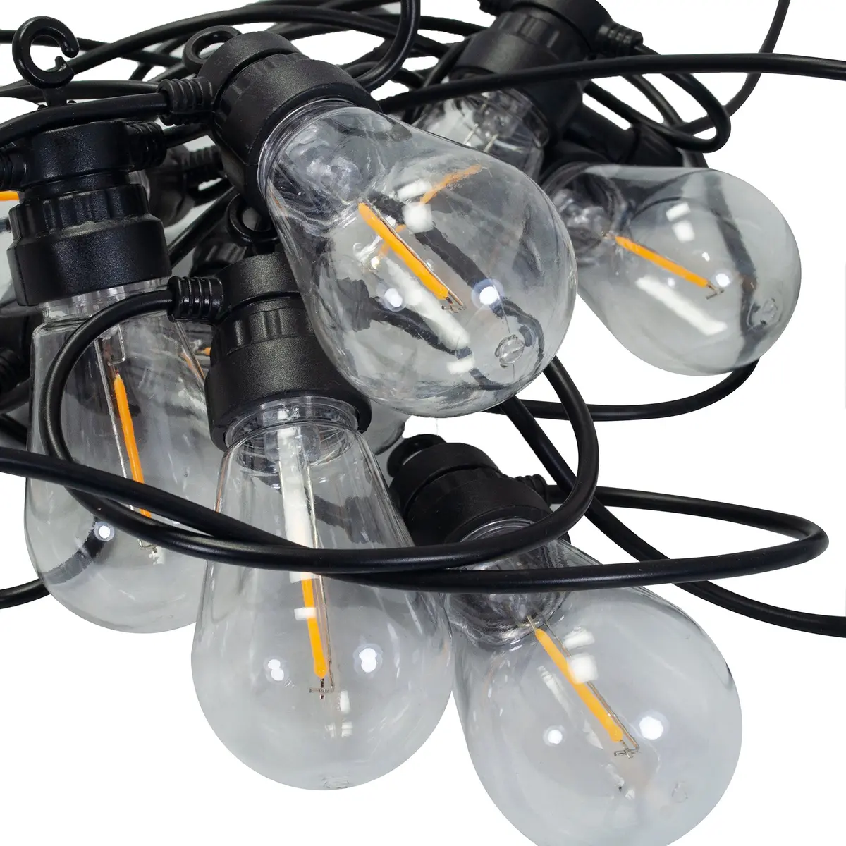 Guirnalda Pinmarkt 5 Metros 10 Luces Cálida Bombilla Tipo Pera - La Nueva Eléctrica 1