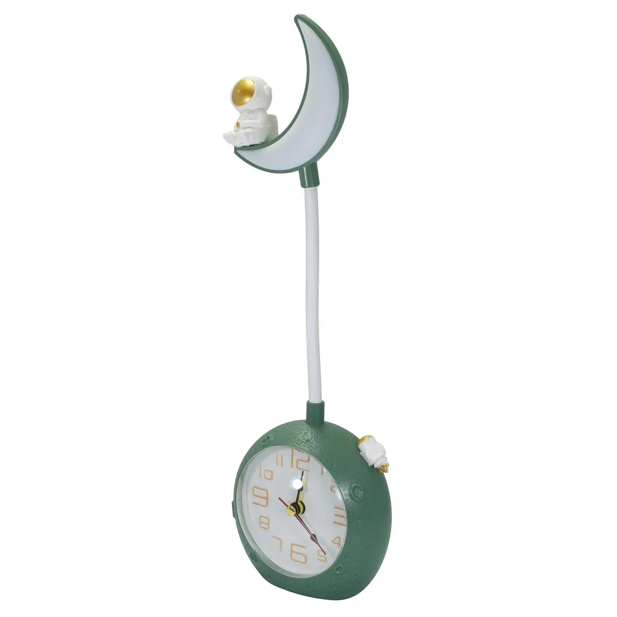 Lámpara Pinmarkt Buró Reloj Y Luna Verde - La Nueva Eléctrica 1
