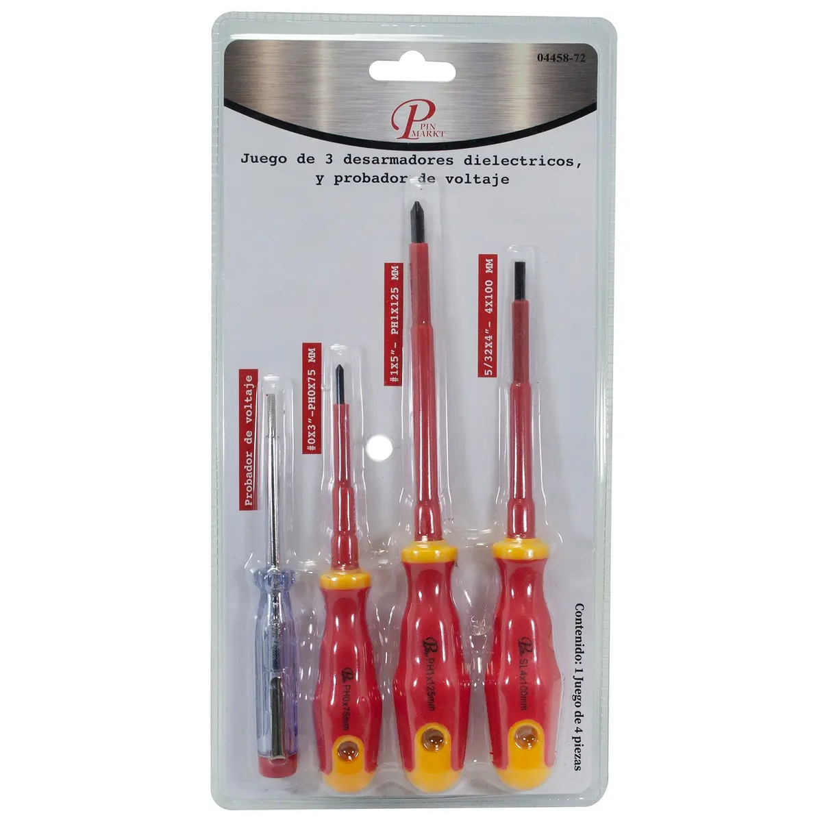 Desarmador Pinmarkt Juego 4 Piezas - La Nueva Eléctrica 1