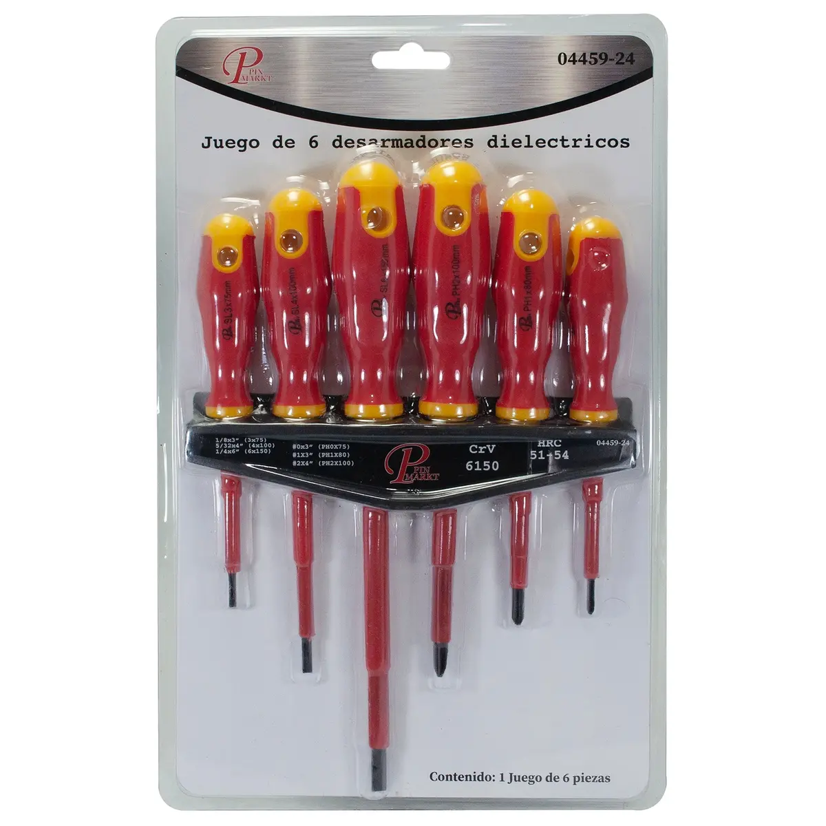 Desarmador Pinmarkt Juego 6 Piezas - La Nueva Eléctrica 1