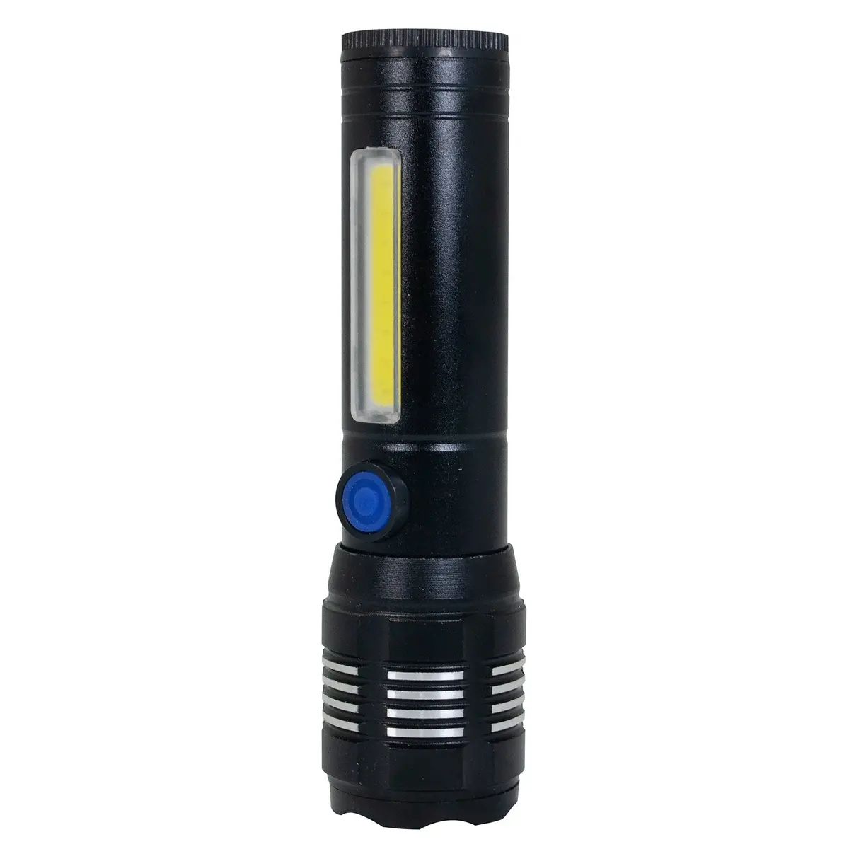 Linterna Pinmarkt Led Metálica Recargable - La Nueva Eléctrica 1