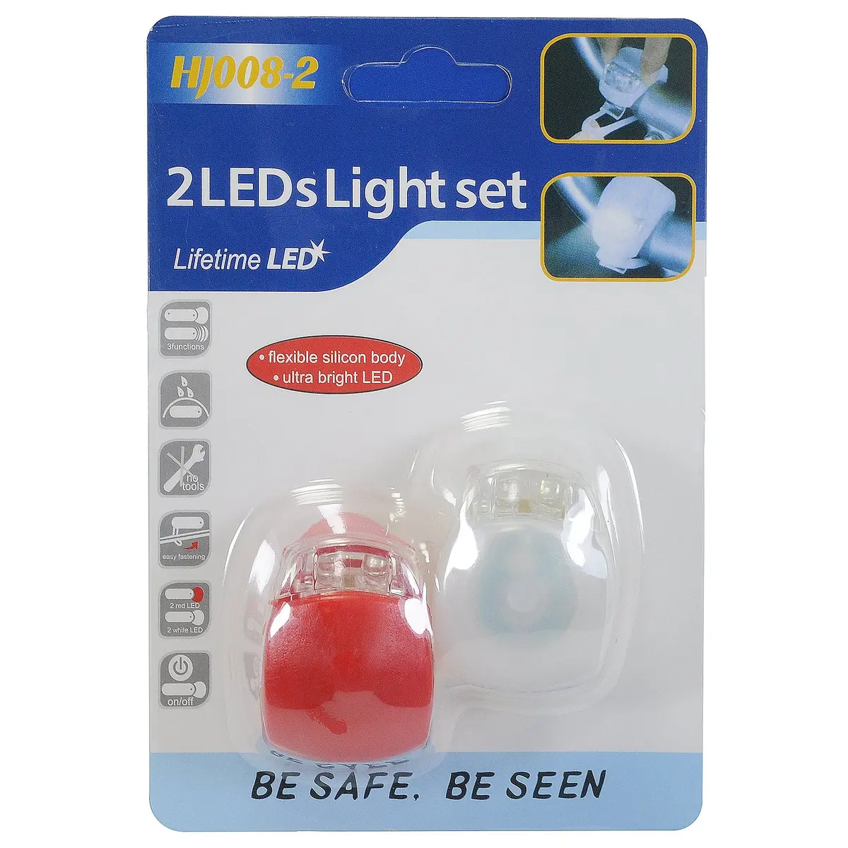 Luces Pinmarkt Para Bicicleta Con 2 Piezas - La Nueva Eléctrica 1