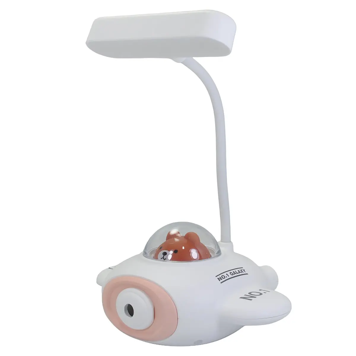 Lámpara Pinmarkt Led Infantil Con Sacapuntas Blanca - La Nueva Eléctrica 1