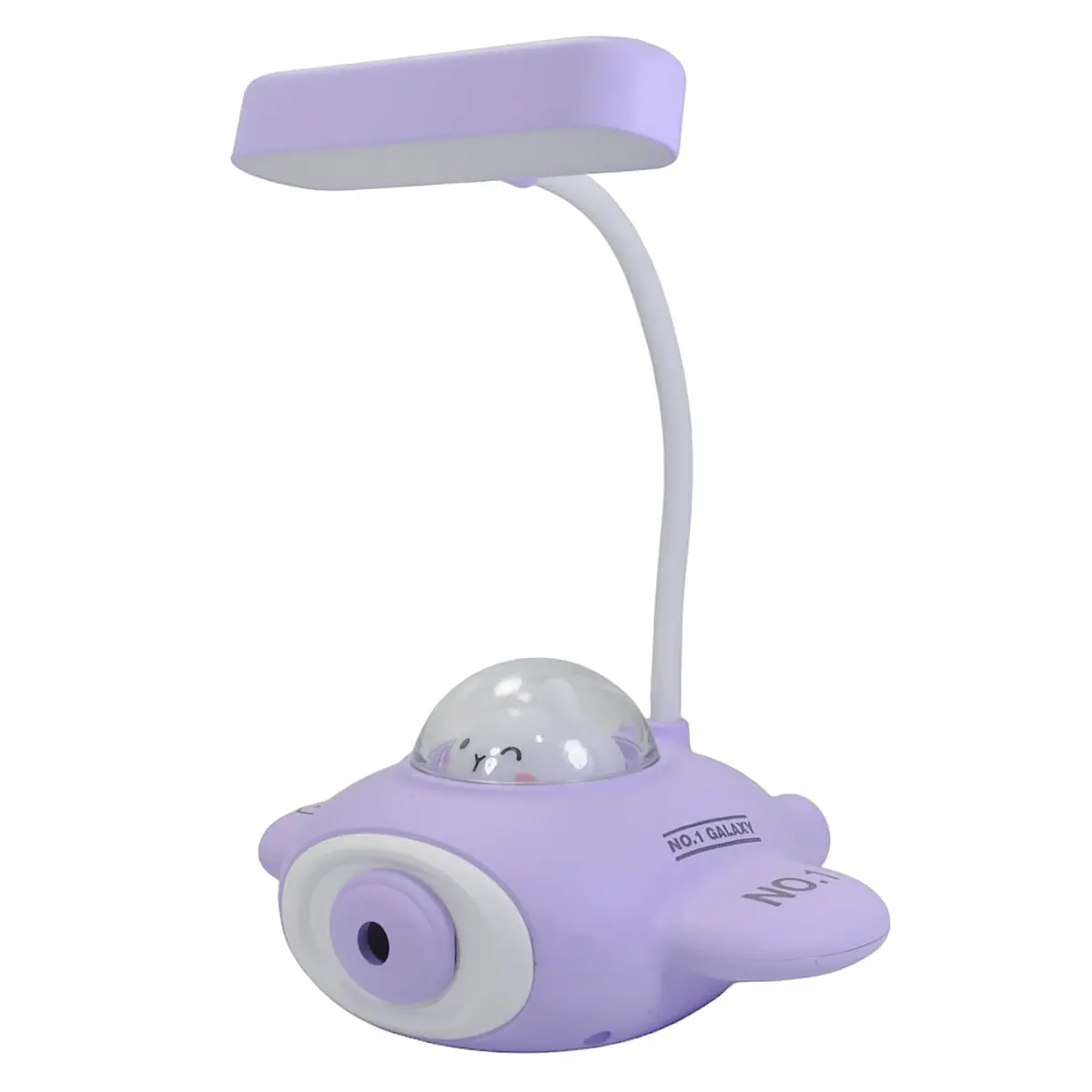 Lámpara Pinmarkt Led Infantil Con Sacapuntas Morada - La Nueva Eléctrica 1