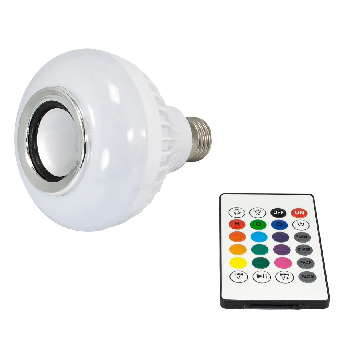 Foco Wanergy Led 12W Con Bocina Rgb Control Remoto - La Nueva Eléctrica 1