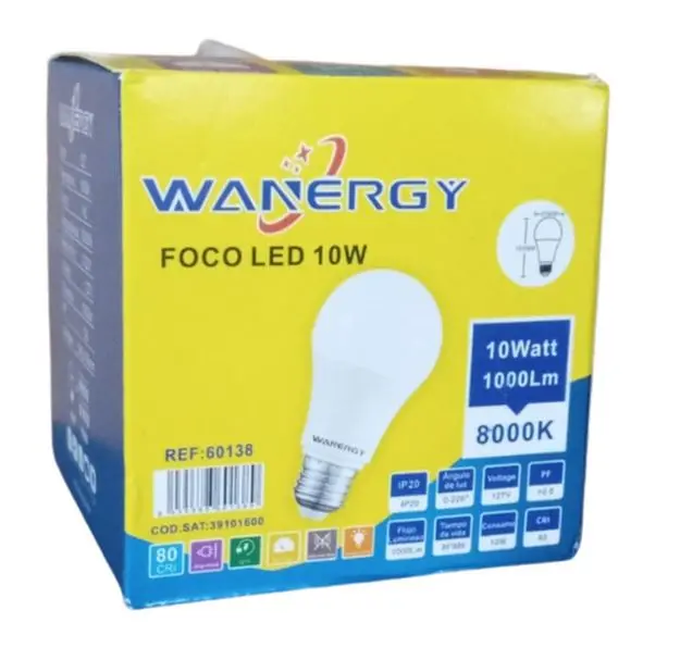 Foco Wanergy Led 10W Frío Tipo Phillips - La Nueva Eléctrica 1