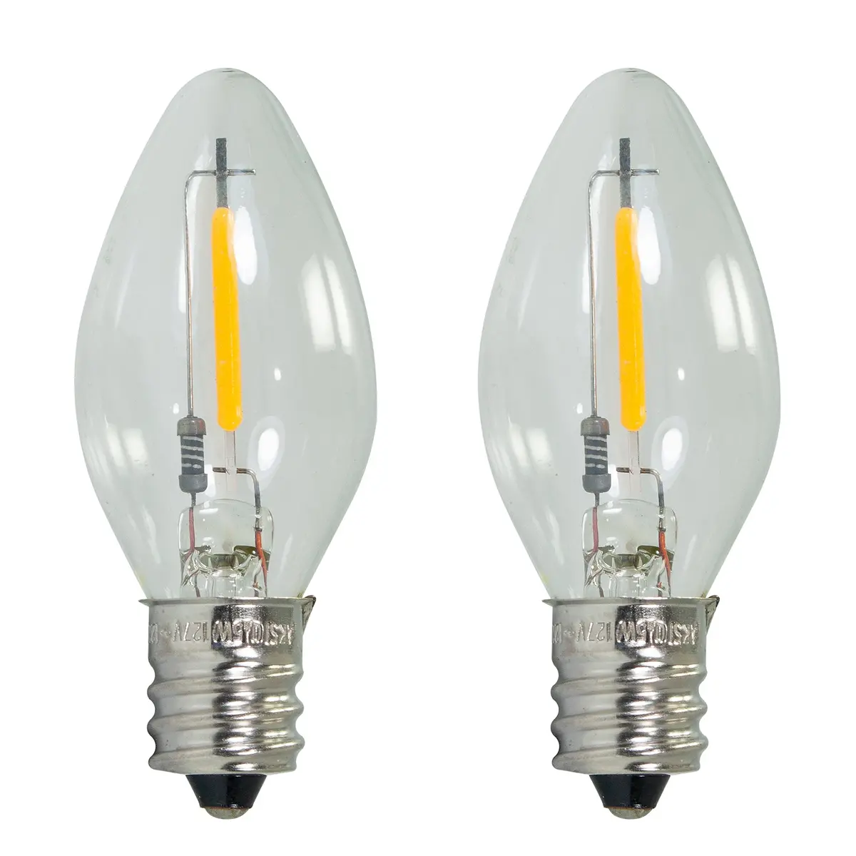 Foco Aksi Led 0.5W 7 1/2 Blanco Transparente 2 Pack - La Nueva Eléctrica 1