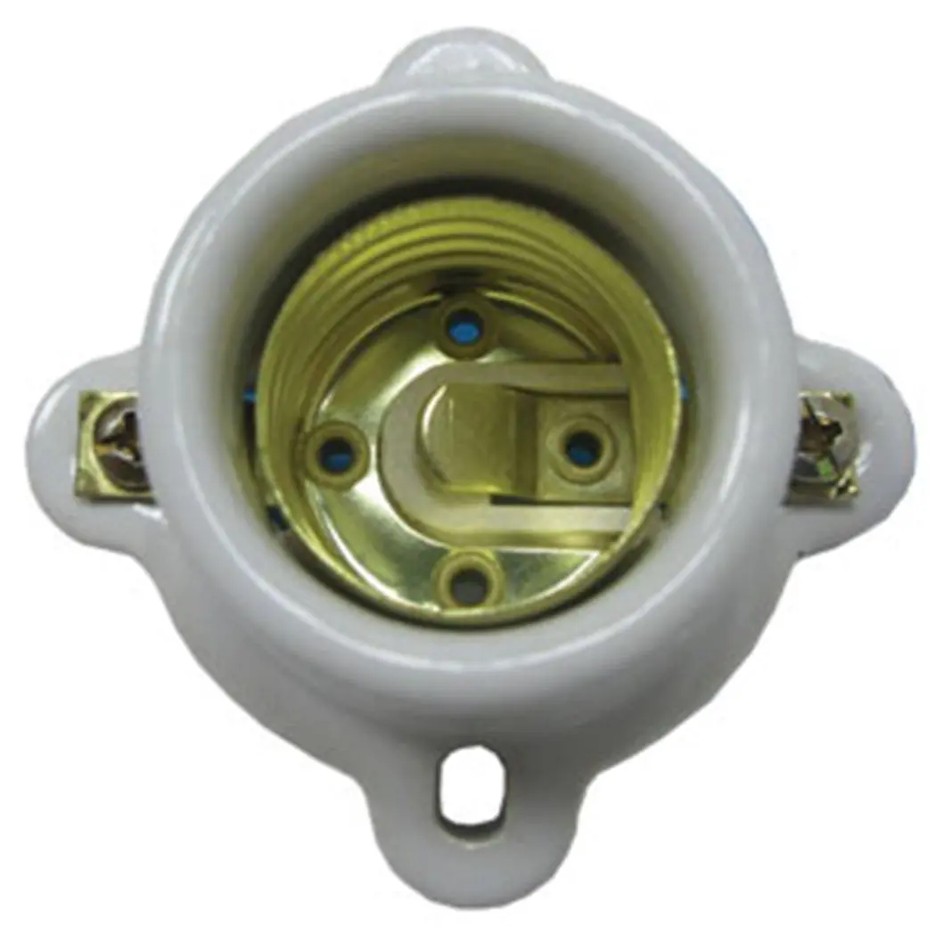 Soquet Iusa Porcelana Cuadrado - La Nueva Eléctrica 1