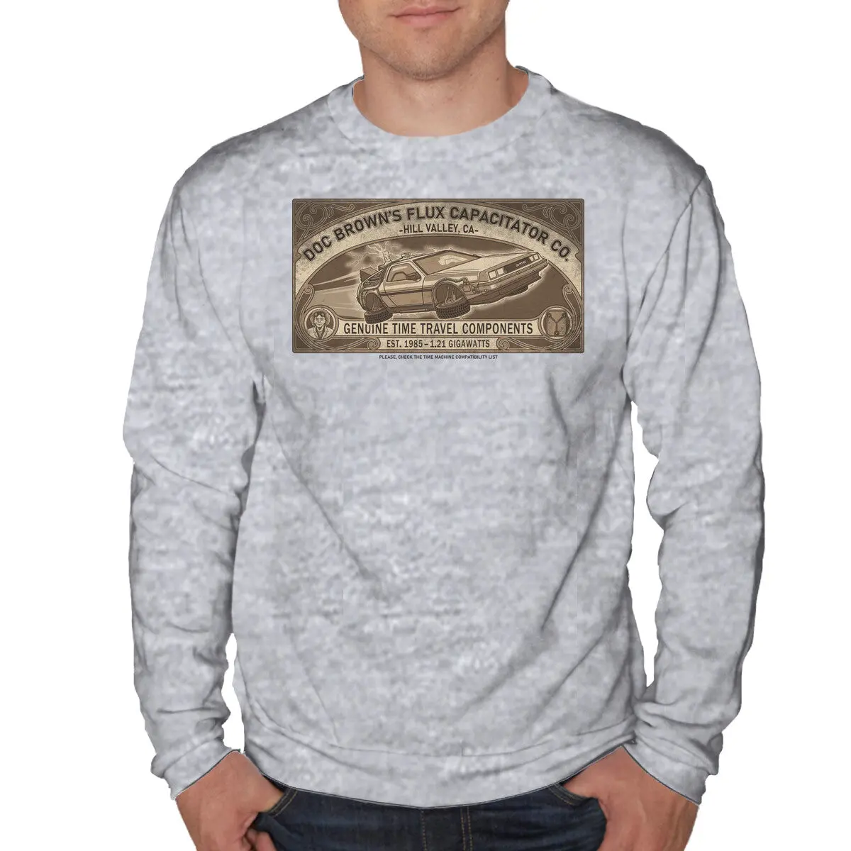 Flux Capacitor Graphic Sweatshirt - Image 7