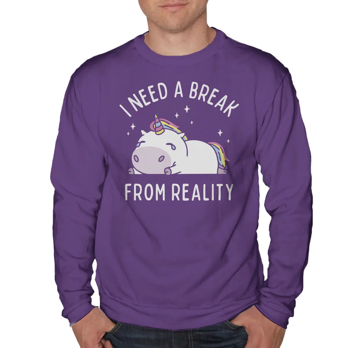Take a Pause: Unisex Sweatshirt with Playful Escape Quote - Image 10
