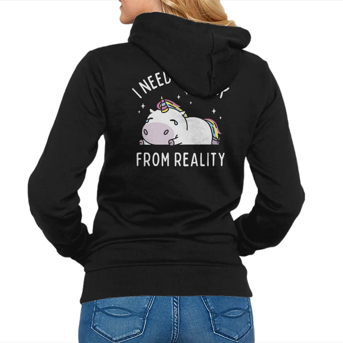 Unisex Zip-Up Sweatshirt – Escape Reality in Comfort - Image 4