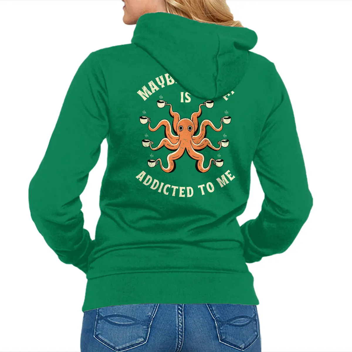 Coffee Obsession Unisex Zip-Up Sweatshirt - Image 7