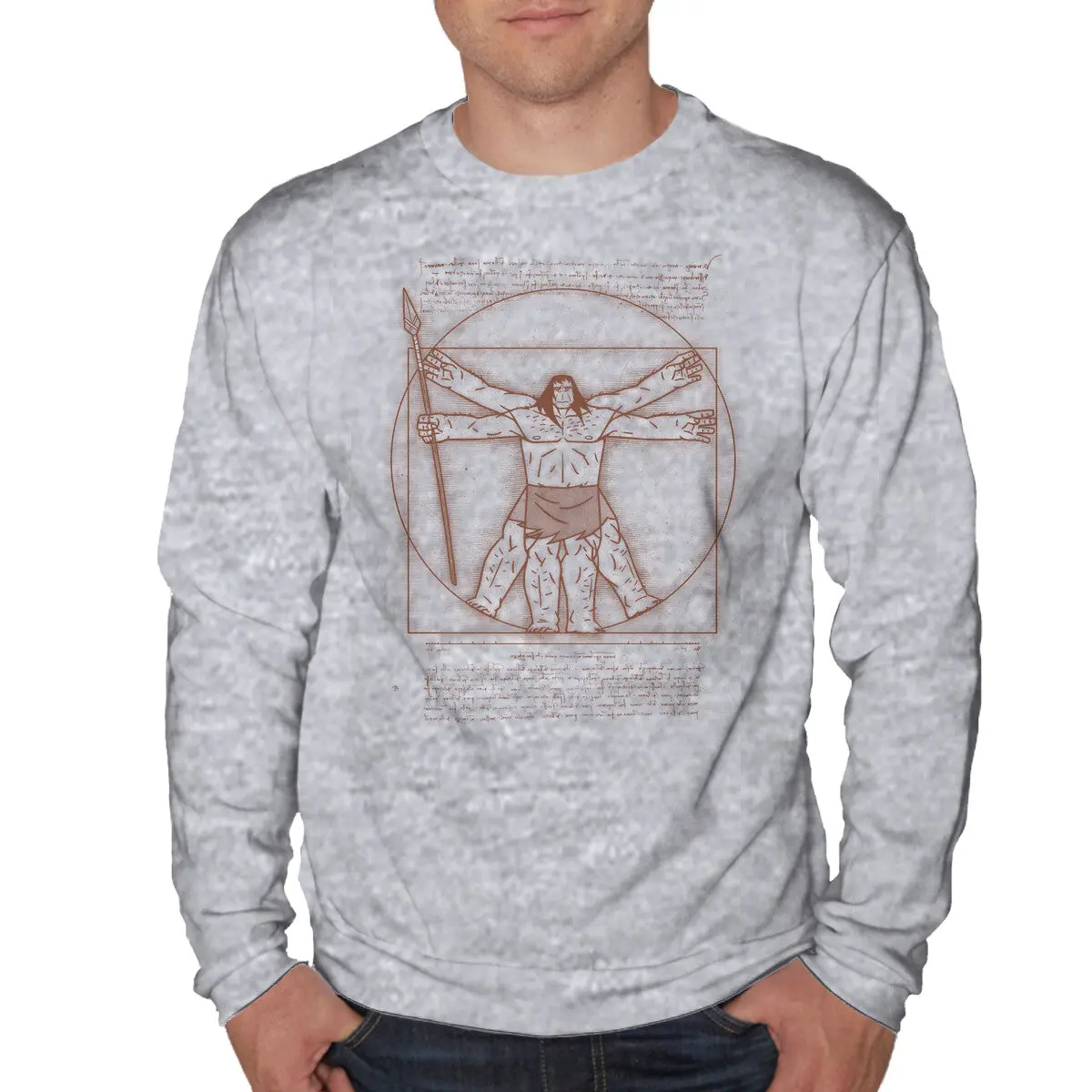 Vitruvian Primal Unisex Sweatshirt - Image 4