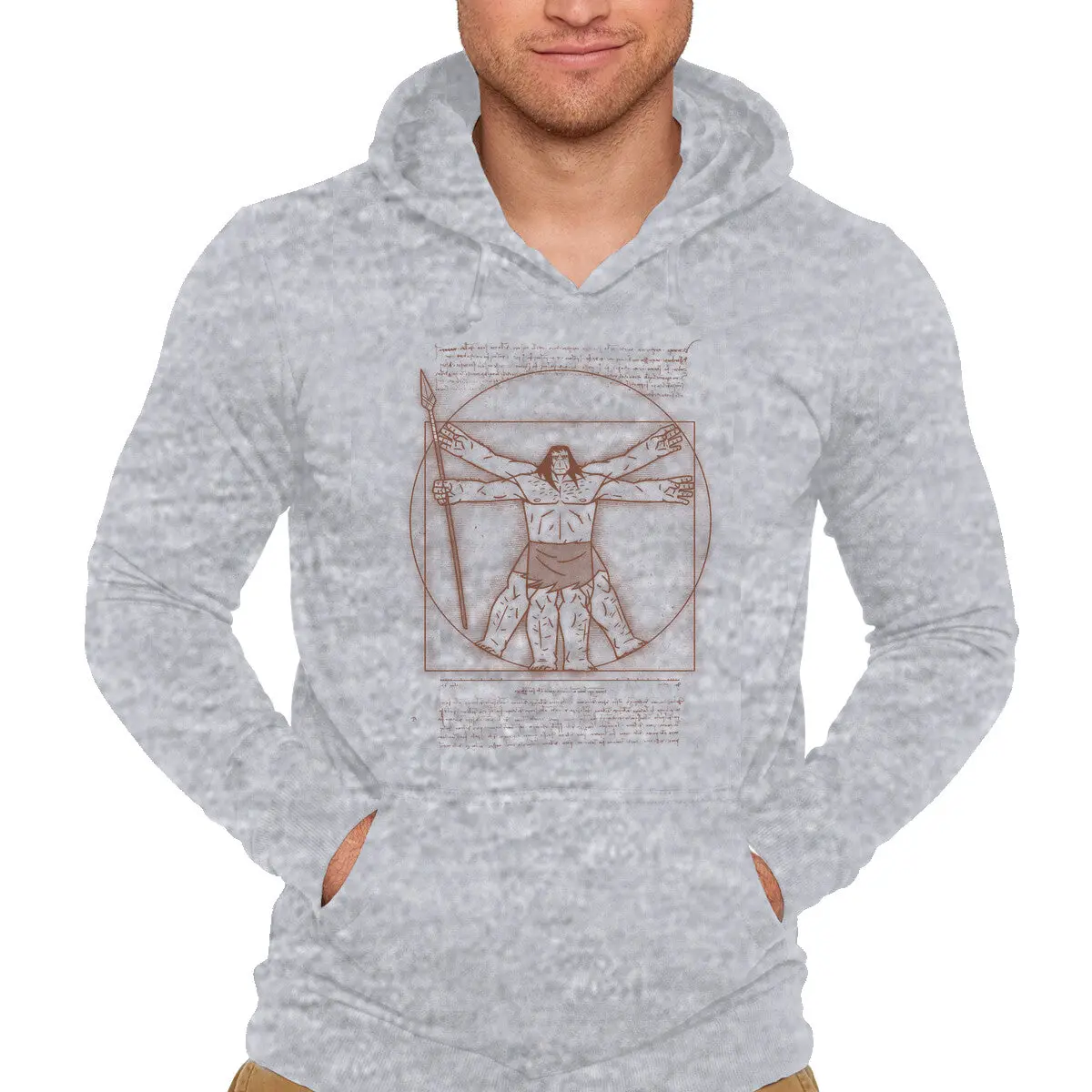 Vitruvian Man Inspired Unisex Sweatshirt - Image 4