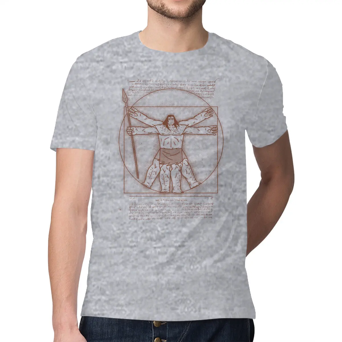 Vitruvian Primal Men's Premium T-Shirt - Image 9