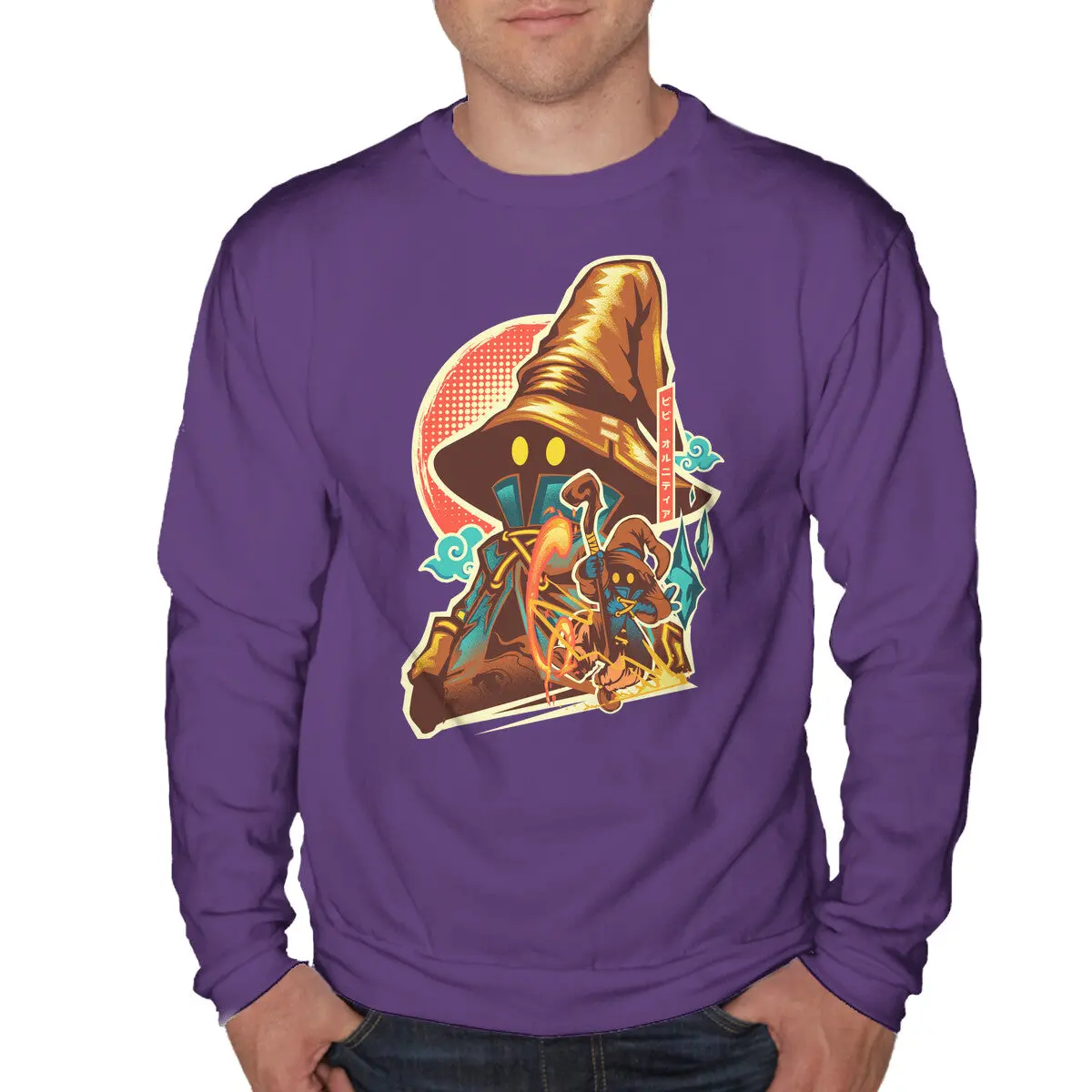 Mage Hero Black Crewneck Sweatshirt - Image 7
