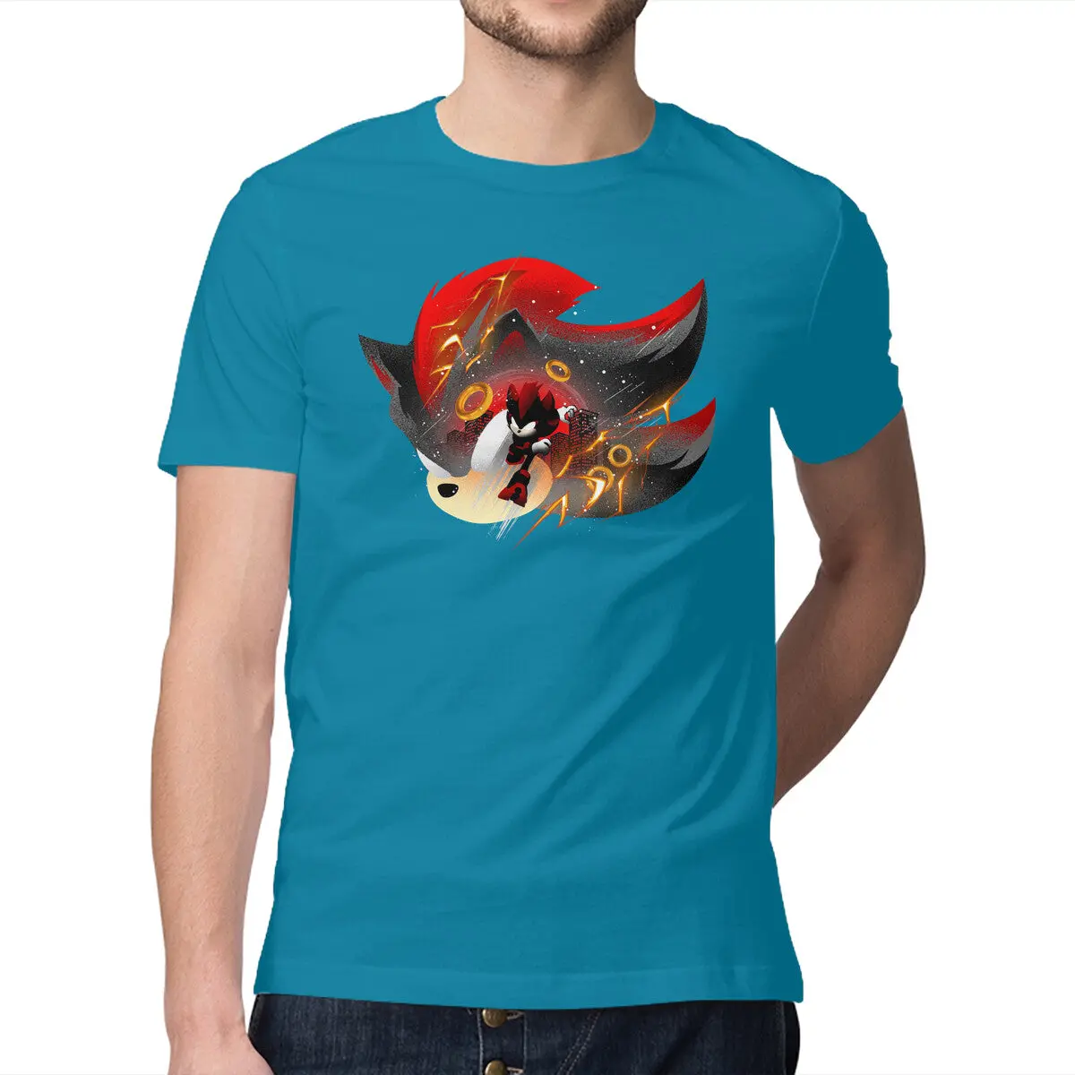 Dark Resolve Shadow T-Shirt for Men - Image 9