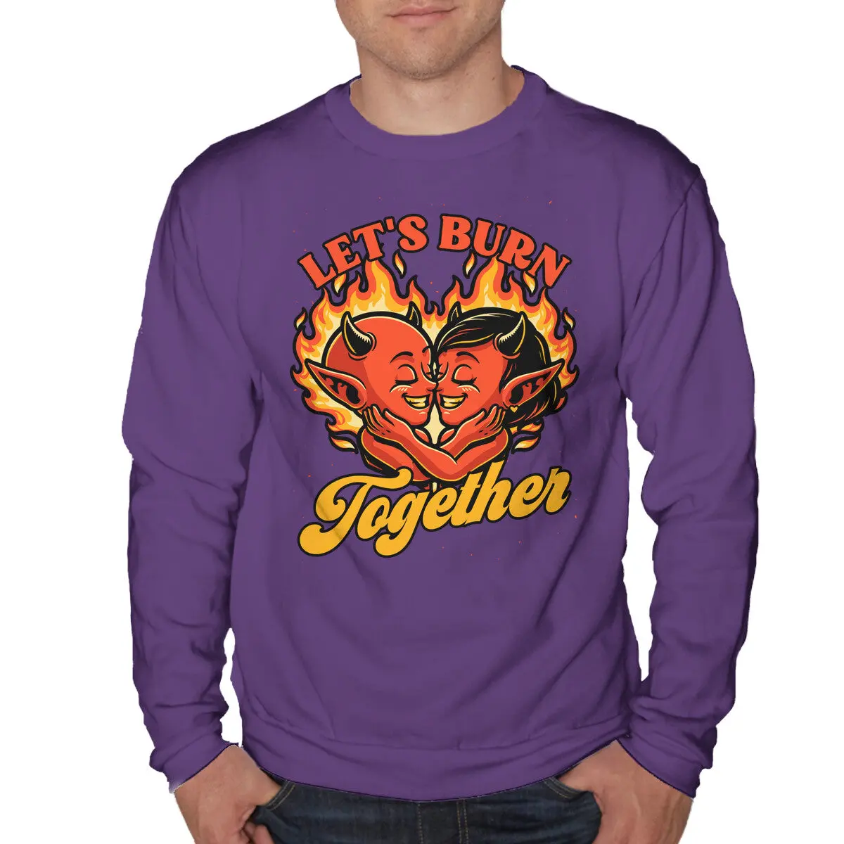 Valentine's Day Sweatshirt: 'Burn Together' - Image 10