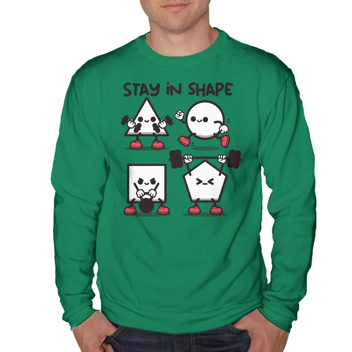 Stay Fit Geometric Sweatshirt - Image 7