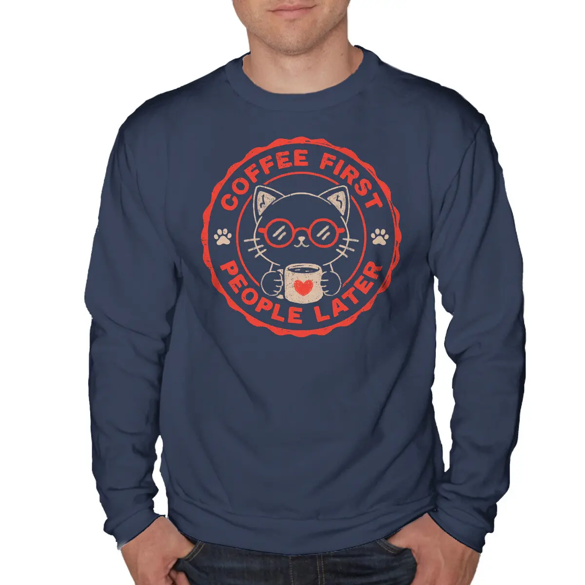 Coffee First, People Later Sweatshirt - Image 4