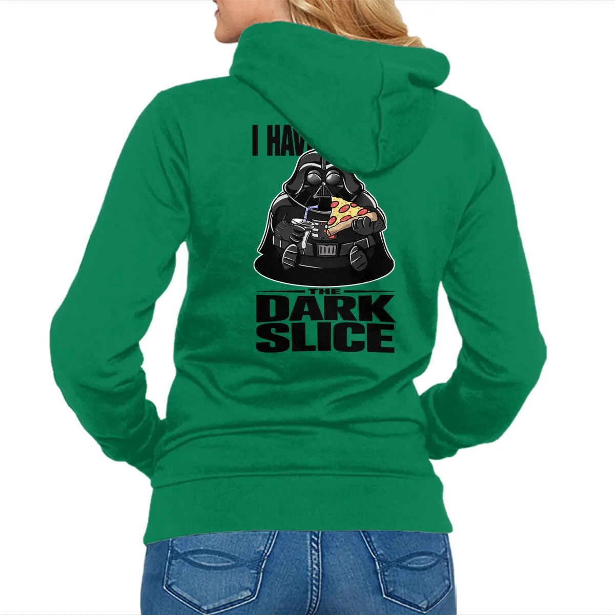 Dark Slice Unisex Zip-Up Sweatshirt - Image 4