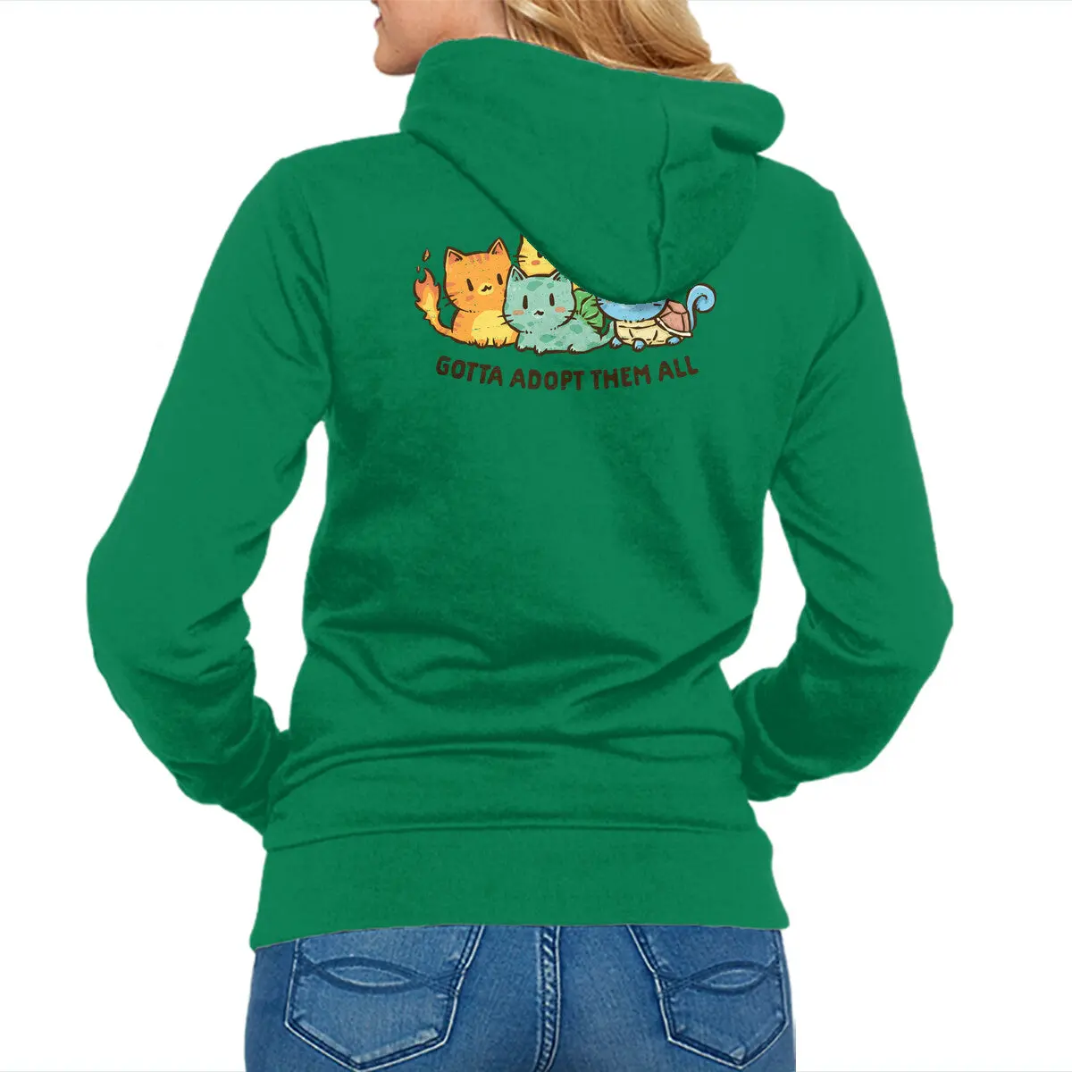 Adopt All Pets Unisex Zip-Up Sweatshirt - Image 7