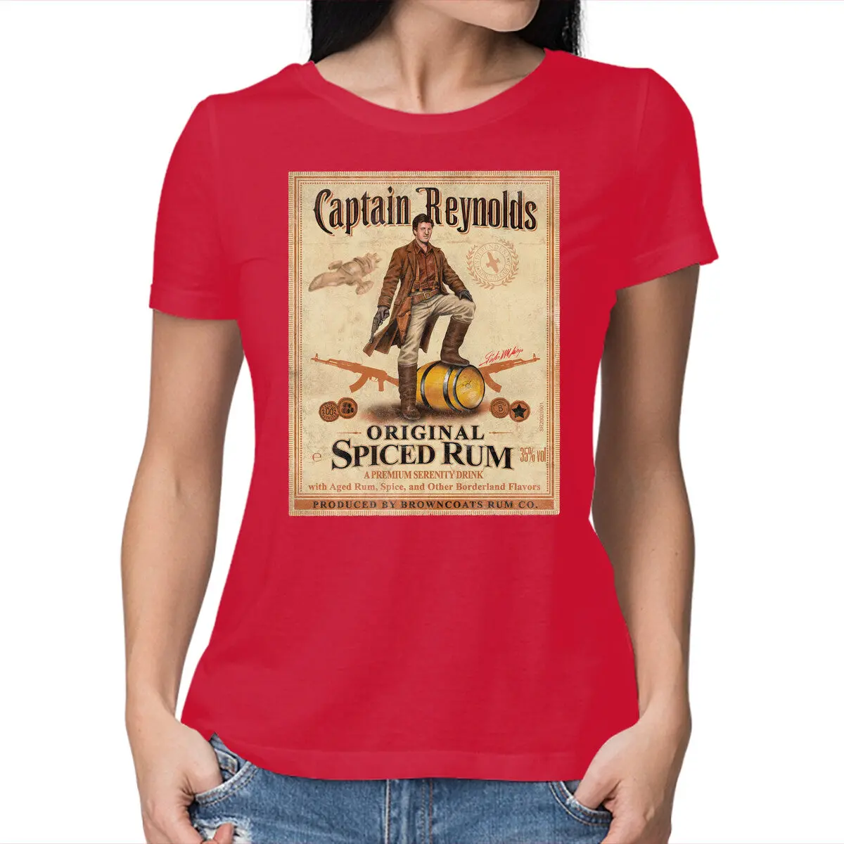 Captain Reynolds Women's Casual Cotton T-Shirt - Image 13