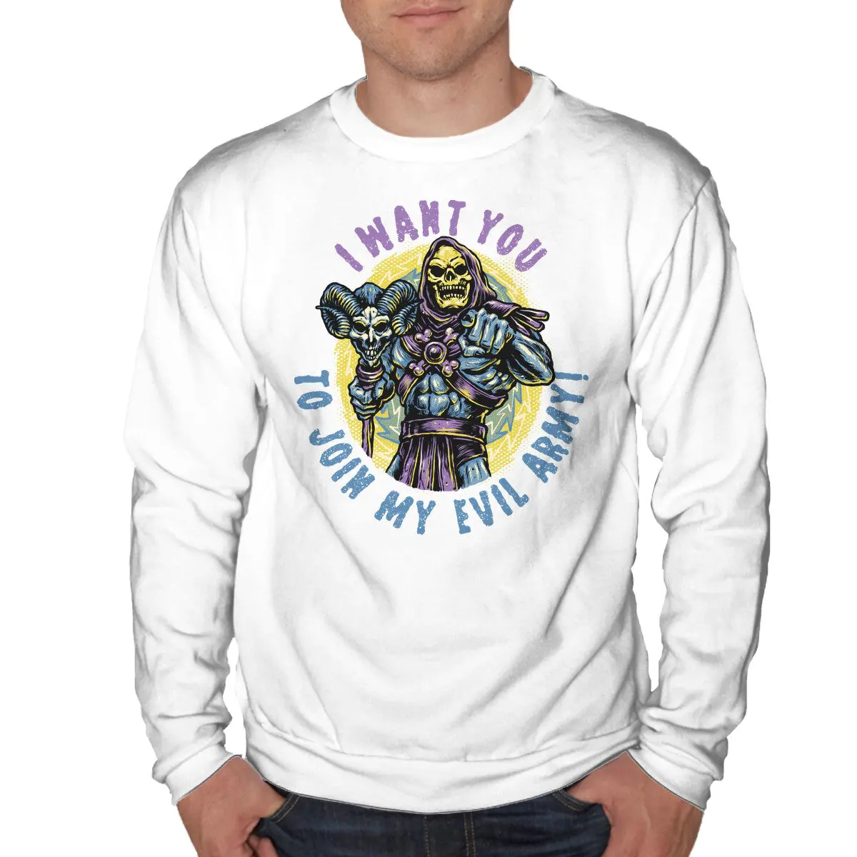 Evil Army Crewneck Sweatshirt - Image 7