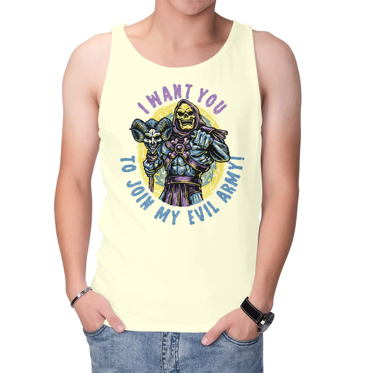 Evil Army Graphic Tank Top - Image 10