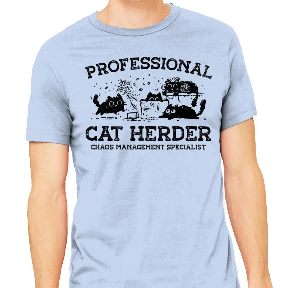 Cat Herder T-Shirt for Men - Image 5