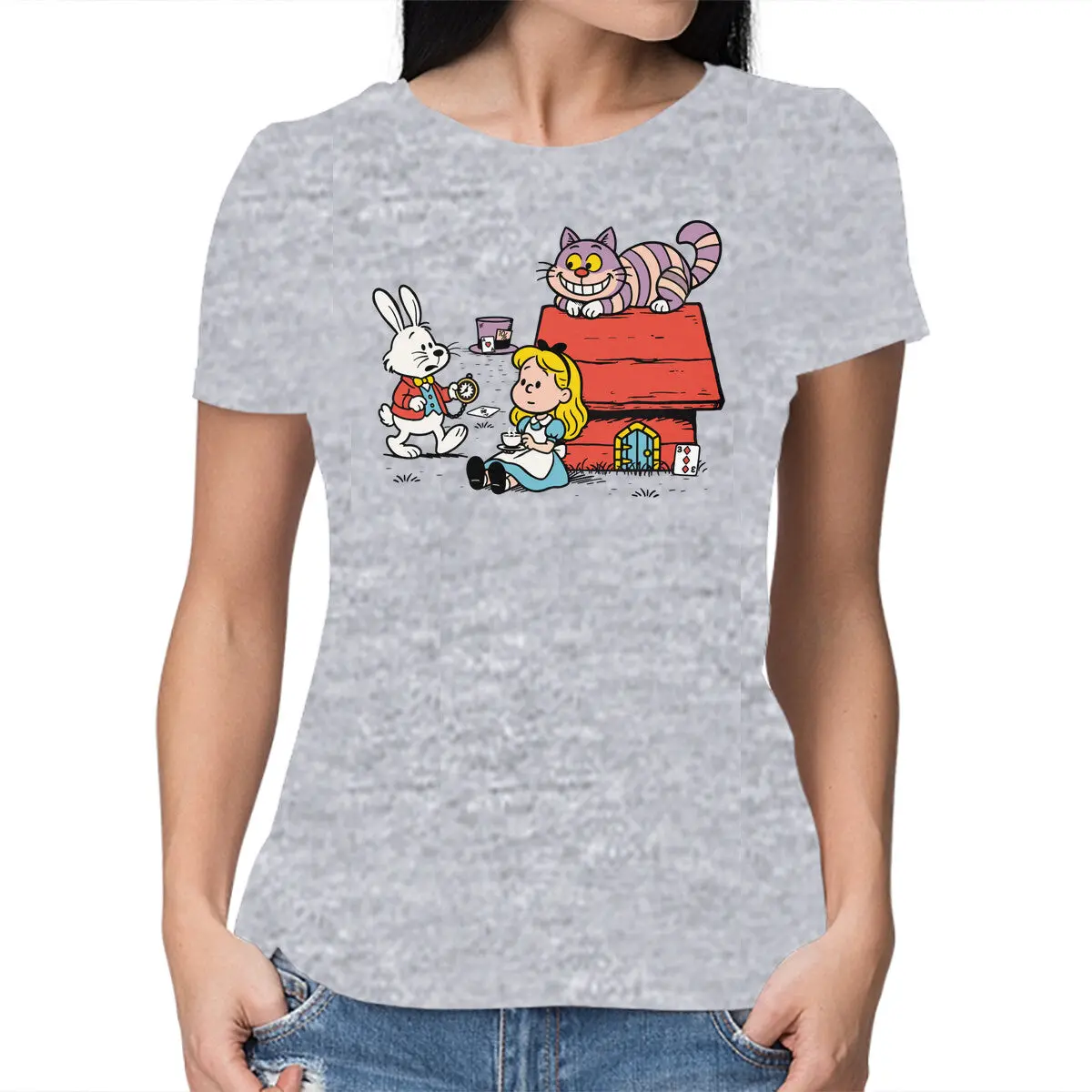 Wonderful Alice Women's Classic Cotton T-Shirt - Image 9