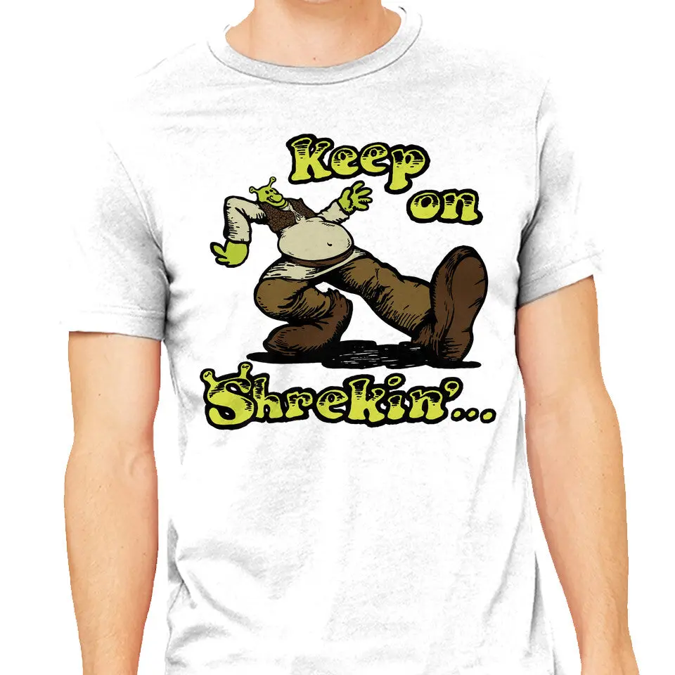 Keep On Shrekin Cotton T-Shirt - Image 9