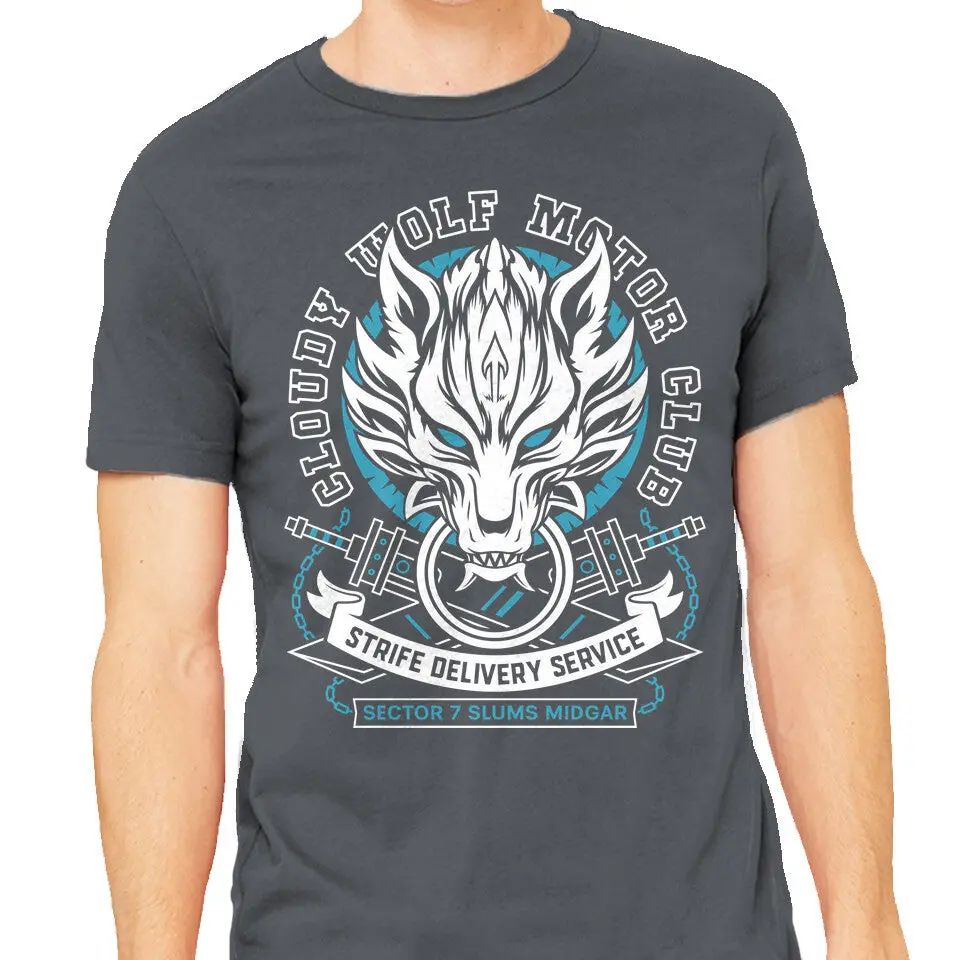Cloudy Wolf Midgar Motor T-Shirt - Image 9
