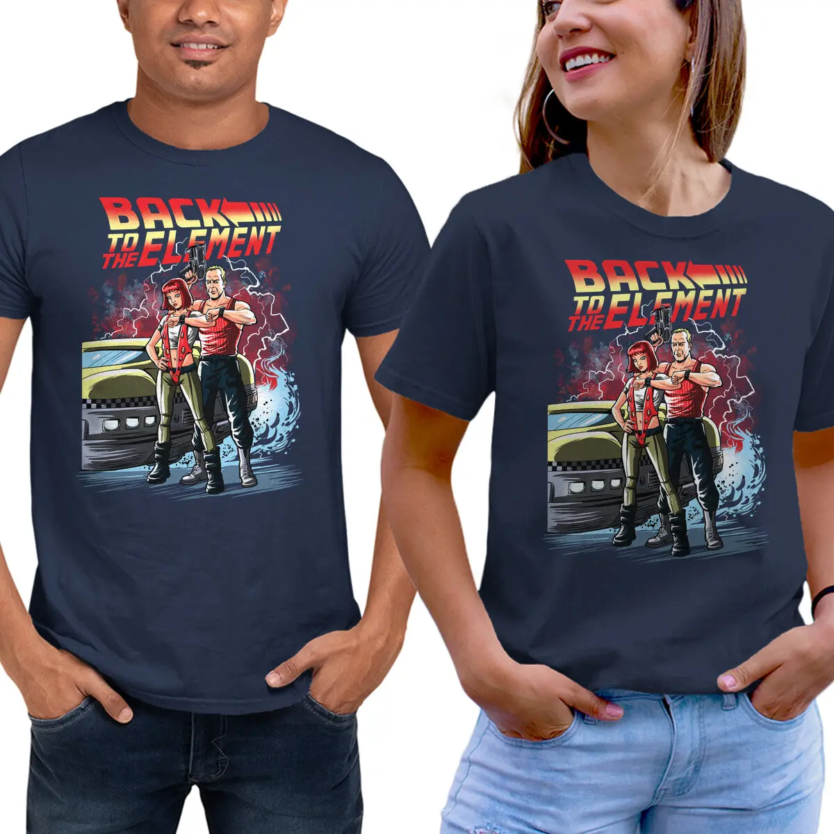 Element-Inspired Unisex Basic T-Shirt - Image 5