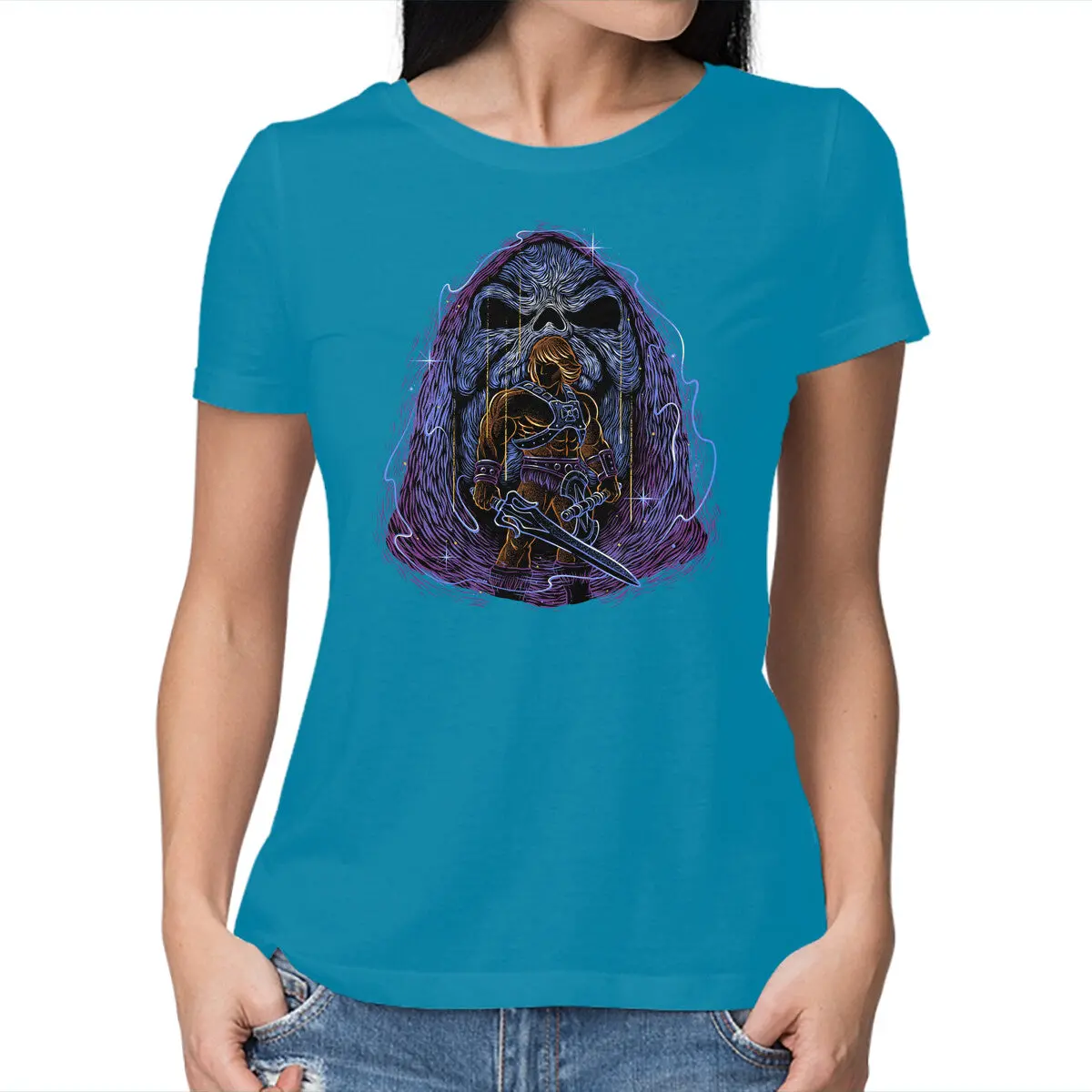 Cosmic Battle Women's Basic T-Shirt - Image 17