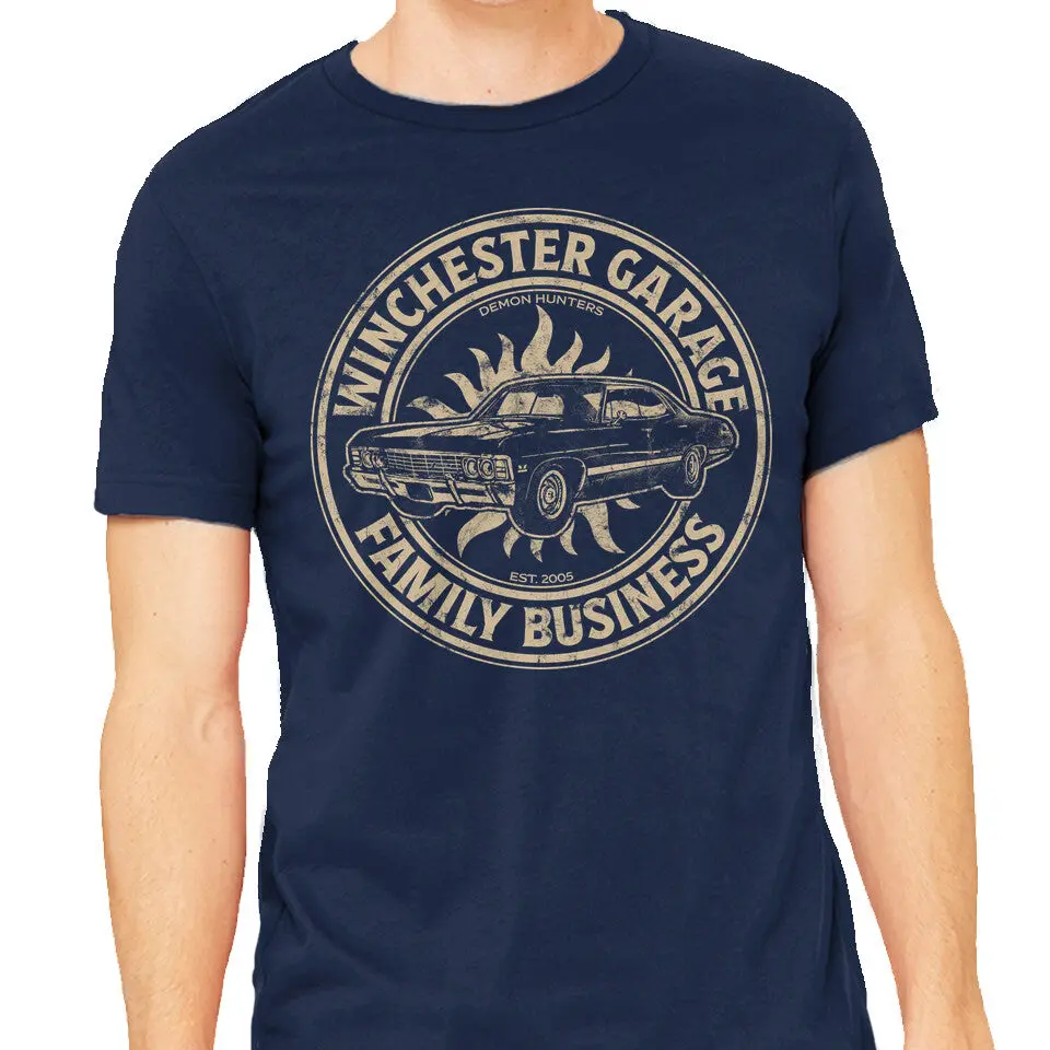 Winchester Garage Classic Heavyweight T-Shirt - Image 5