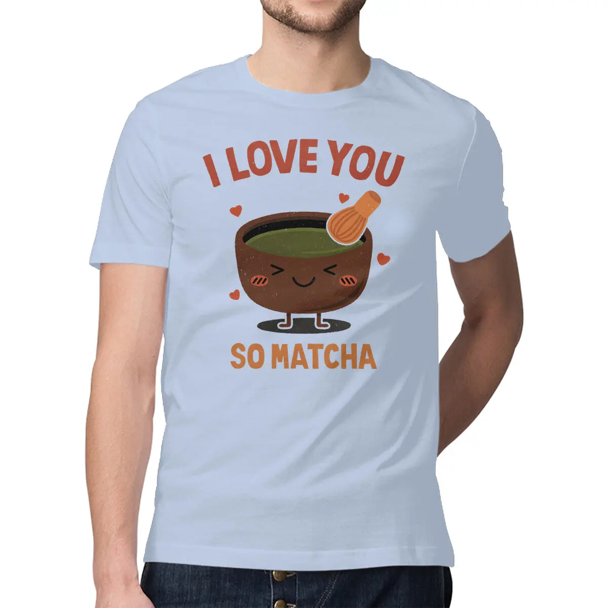 Premium Matcha Love T-Shirt for Men - Image 13