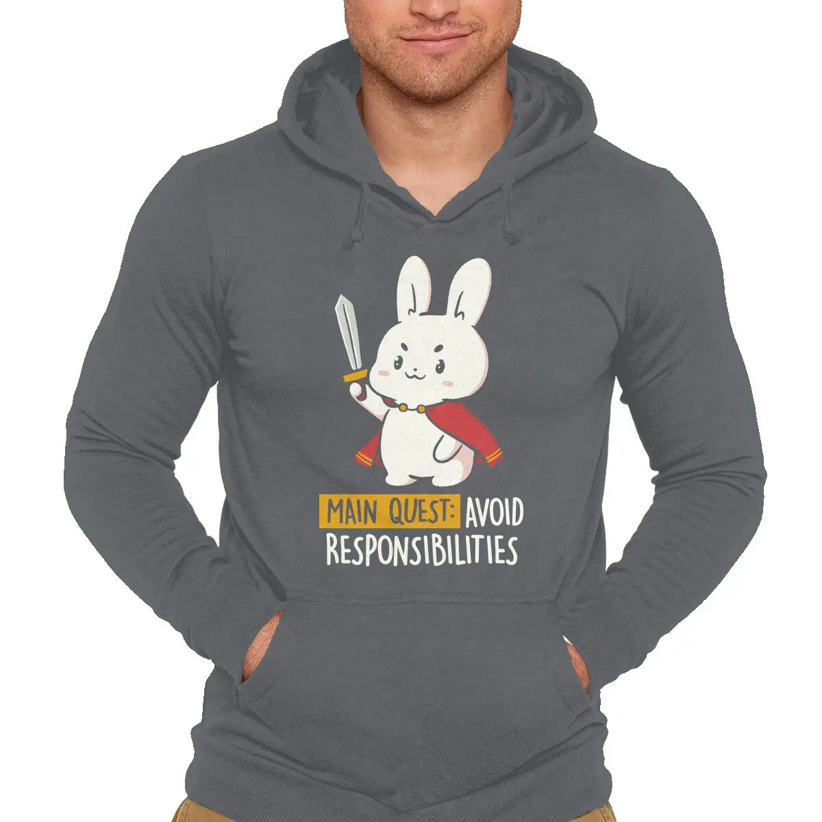 Main Quest Sweatshirt – Unisex Pullover for Responsibility Avoiders - Image 7